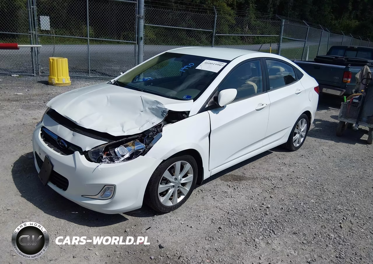 2012 Hyundai Accent Gls VIN:KMHCU4AE9CU269643 - 2