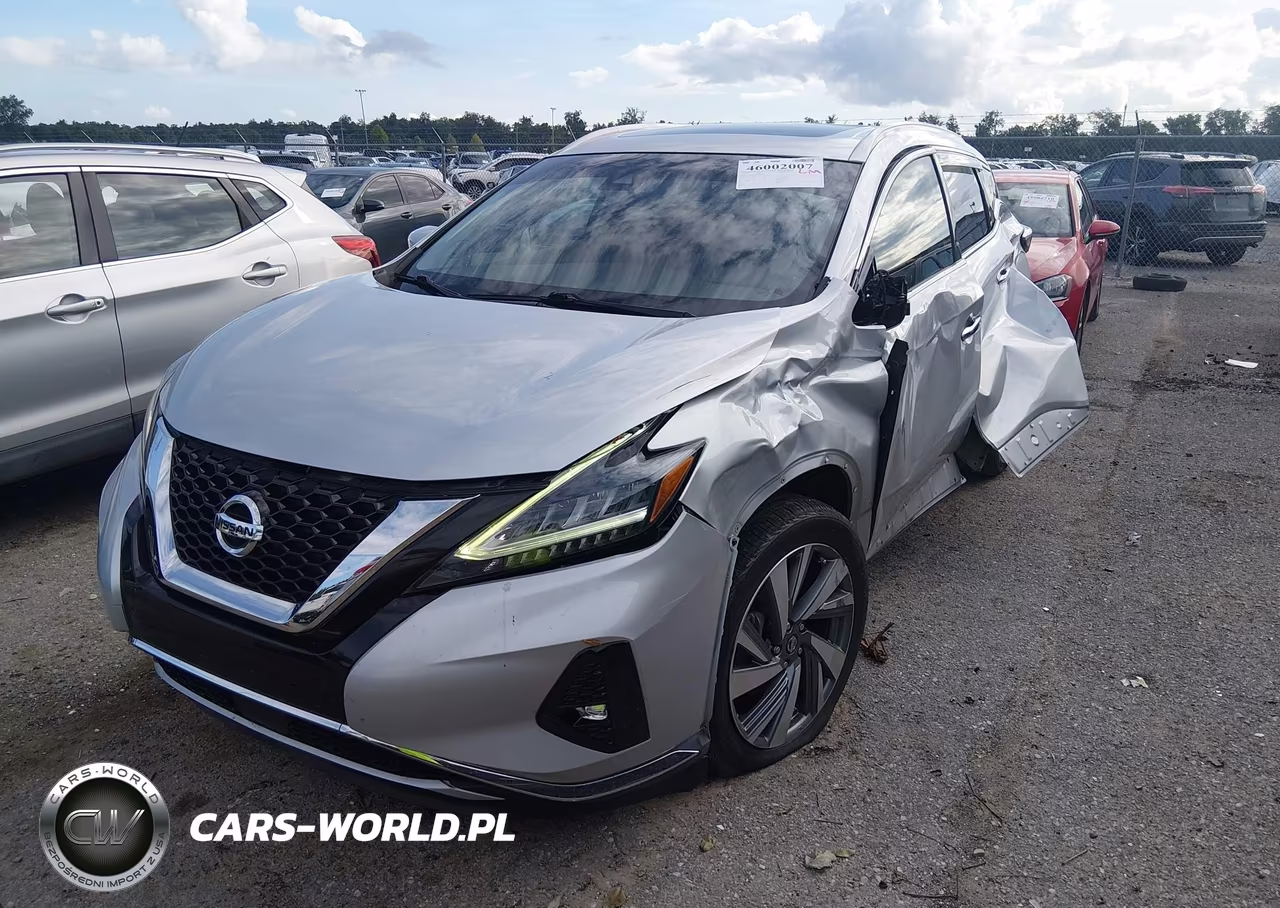 2019 Nissan Murano Sl VIN:5N1AZ2MJ7KN160869 - 2