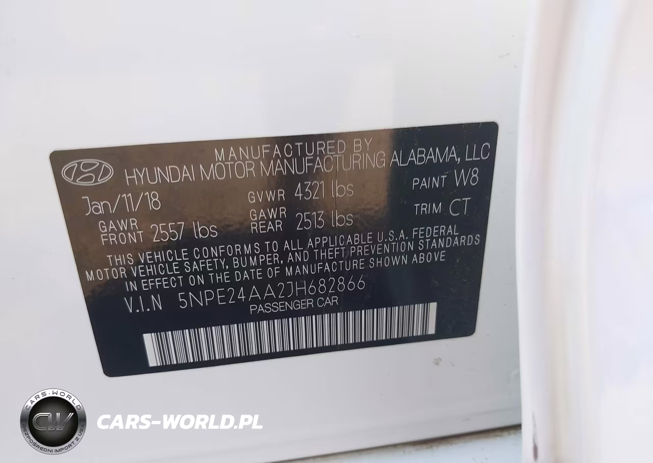 2018 Hyundai Sonata Eco VIN:5NPE24AA2JH682866 - 9
