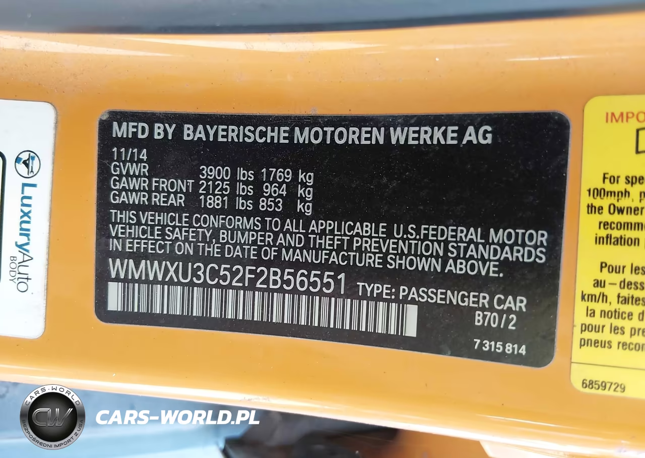 2015 Mini Hardtop Cooper S VIN:WMWXU3C52F2B56551 - 9