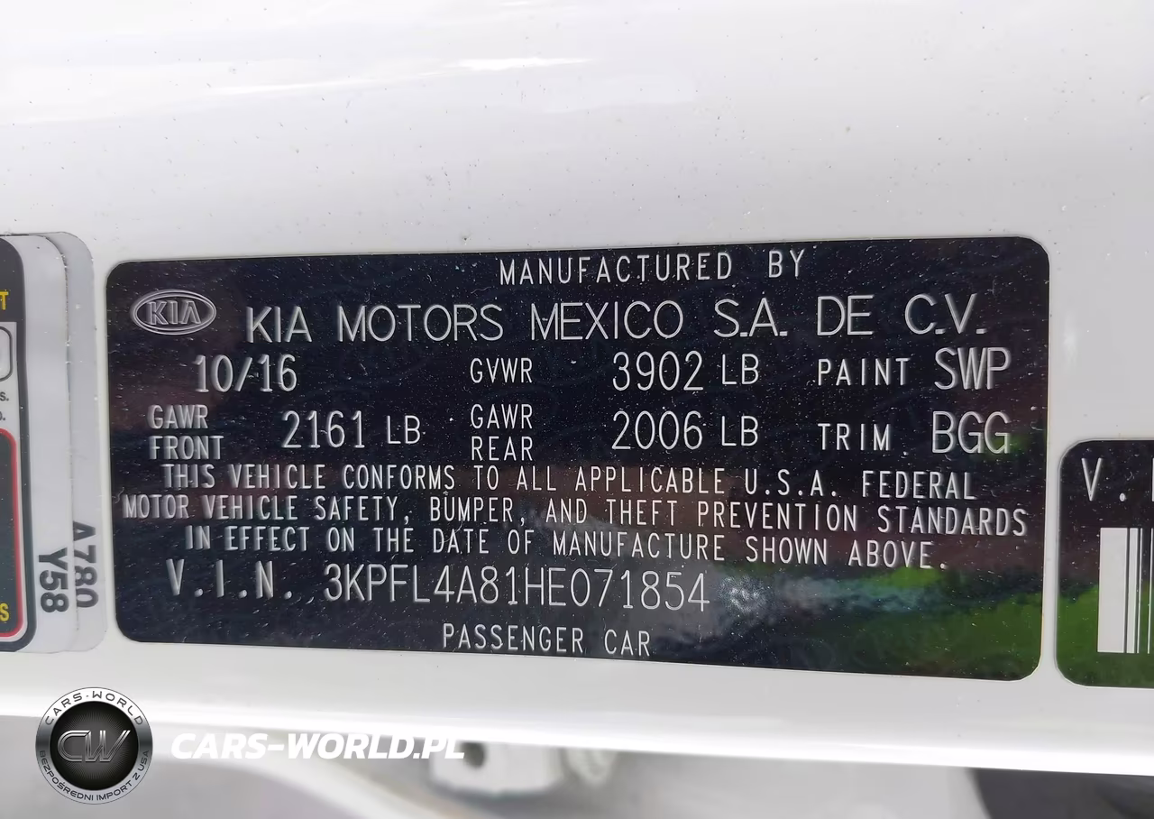 2017 Kia Forte Ex VIN:3KPFL4A81HE071854 - 9