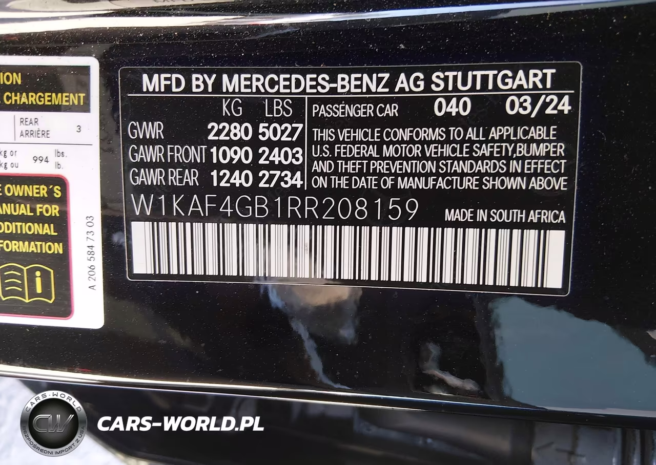 2024 Mercedes-Benz C 300 VIN:W1KAF4GB1RR208159 - 9