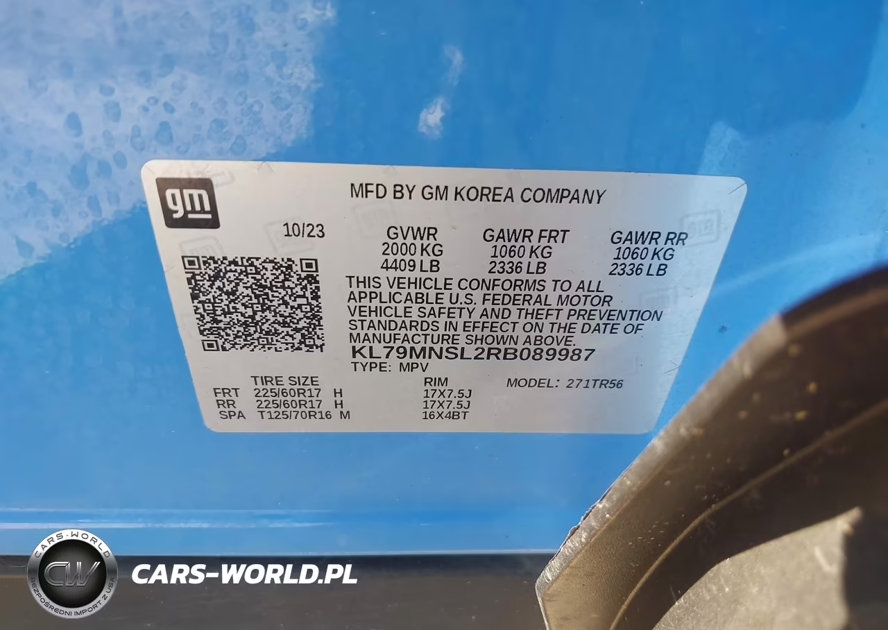 2024 Chevrolet Trailblazer Awd Ls VIN:KL79MNSL2RB089987 - 9