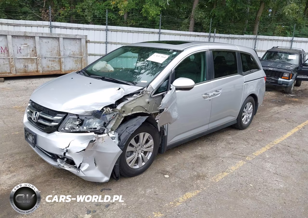 2015 HONDA ODYSSEY EXL VIN:5FNRL5H63FB075600 - 2