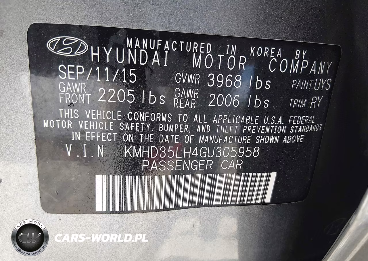 2016 Hyundai Elantra Gt VIN:KMHD35LH4GU305958 - 9