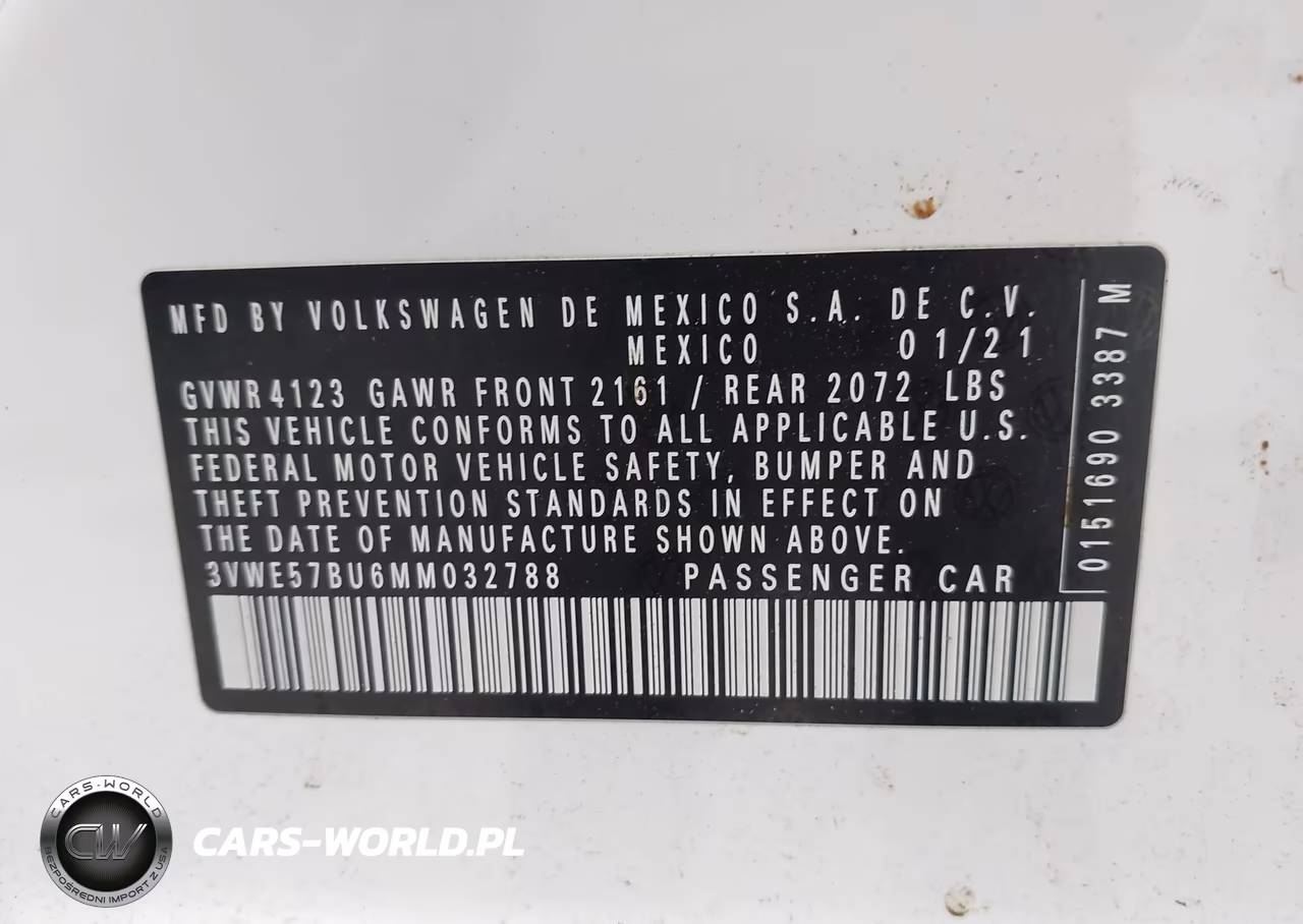 2021 Volkswagen Jetta 1.4T Sel VIN:3VWE57BU6MM032788 - 9