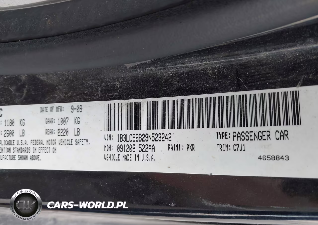 2009 Dodge Avenger Sxt VIN:1B3LC56B29N523242 - 9