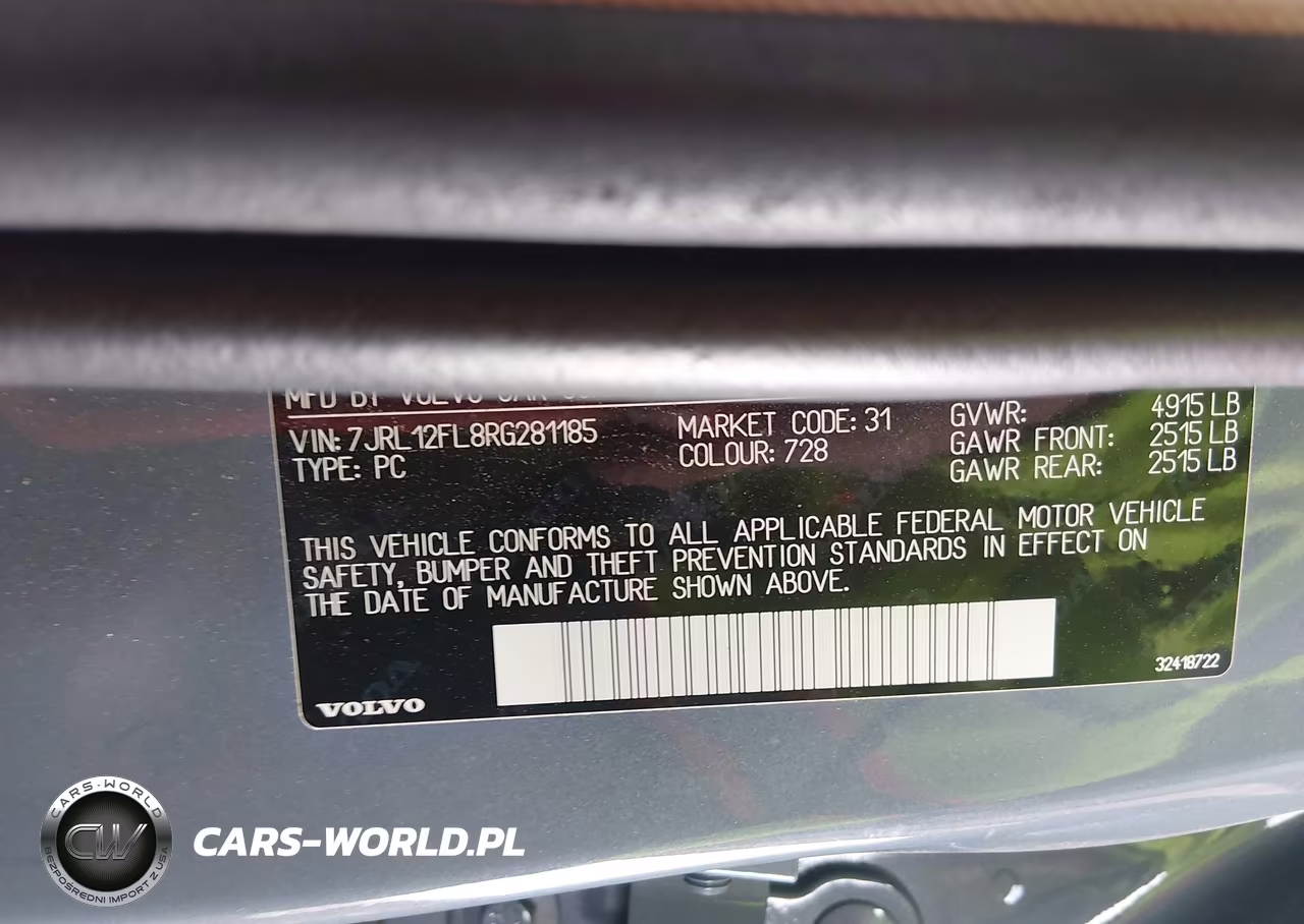 2024 Volvo S60 B5 Plus Dark Theme VIN:7JRL12FL8RG281185 - 9