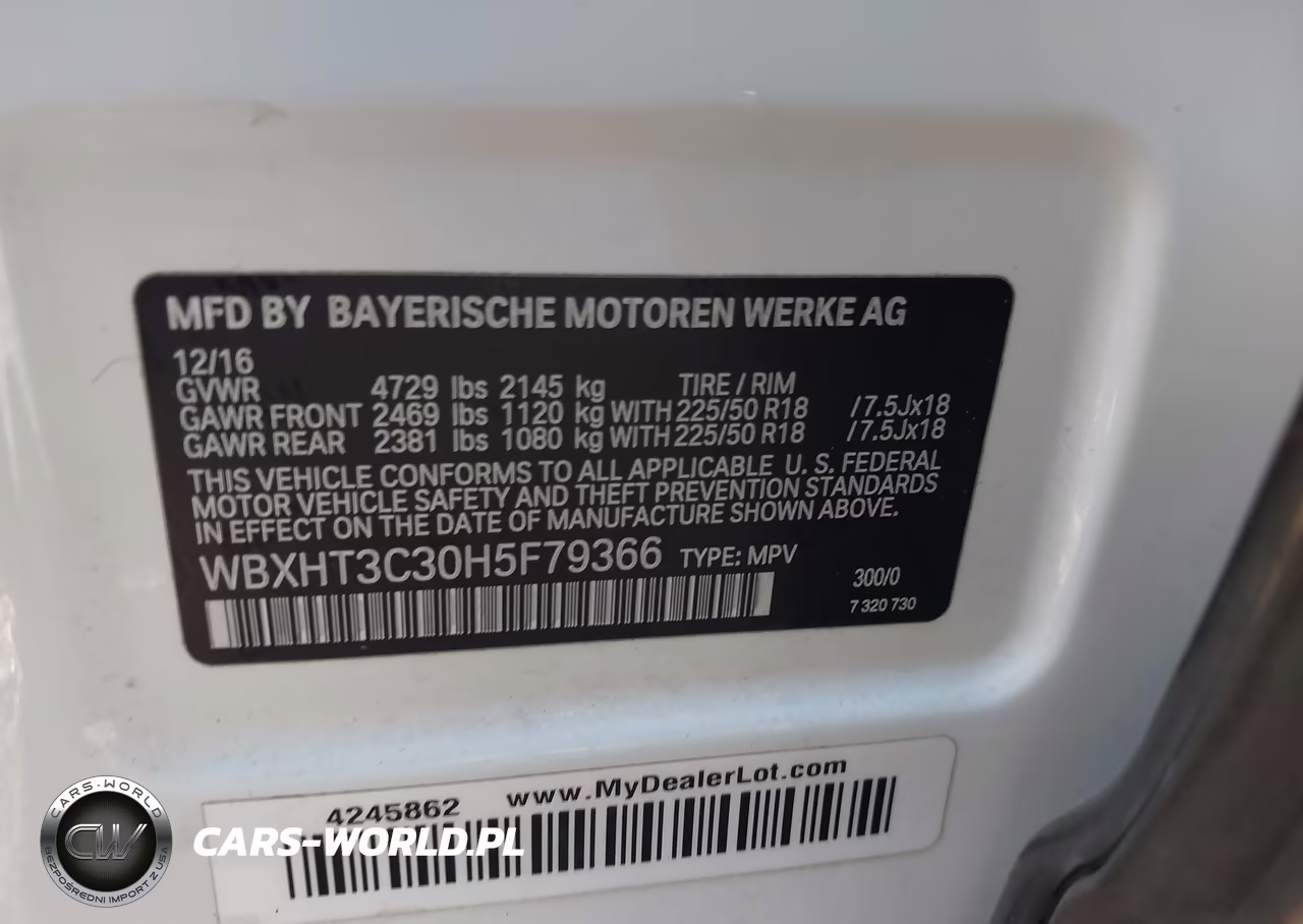 2017 BMW X1 xDrive28I VIN:WBXHT3C30H5F79366 - 9