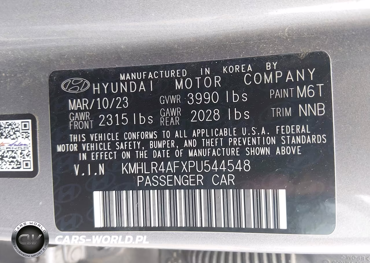 2023 Hyundai Elantra N Line VIN:KMHLR4AFXPU544548 - 9