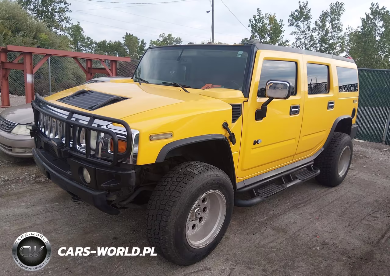2003 Hummer H2 VIN:5GRGN23U03H108620 - 2