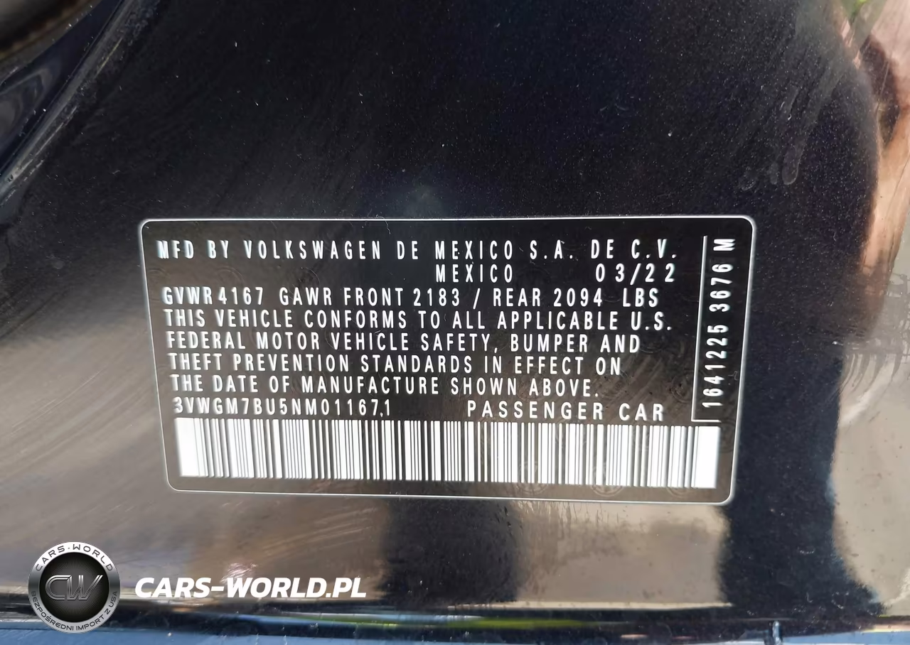 2022 Volkswagen Jetta 1.5T Sel VIN:3VWGM7BU5NM011671 - 9