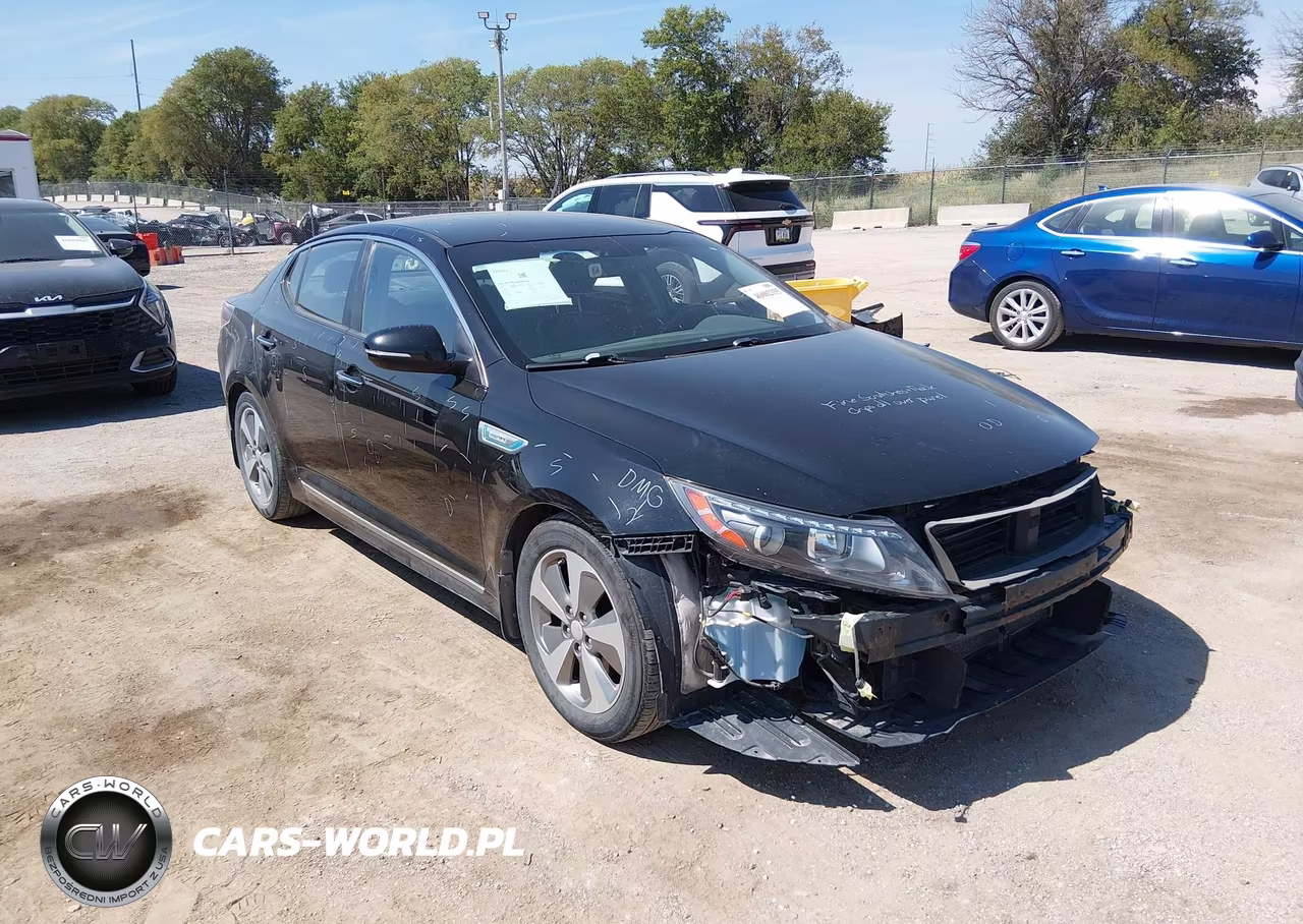 2014 Kia Optima Hybrid Ex VIN:KNAGN4AD4E5069757 - 1