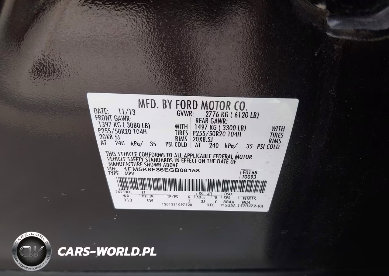 2014 Ford Explorer Limited VIN:1FM5K8F86EGB08158 - 9