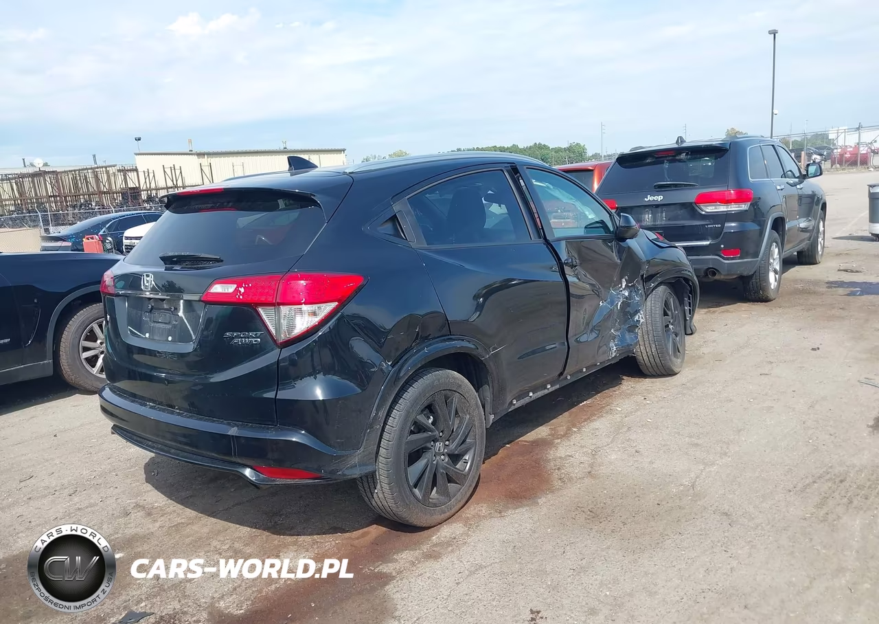 2021 Honda Hr-V Awd Sport VIN:3CZRU6H13MM752042 - 4