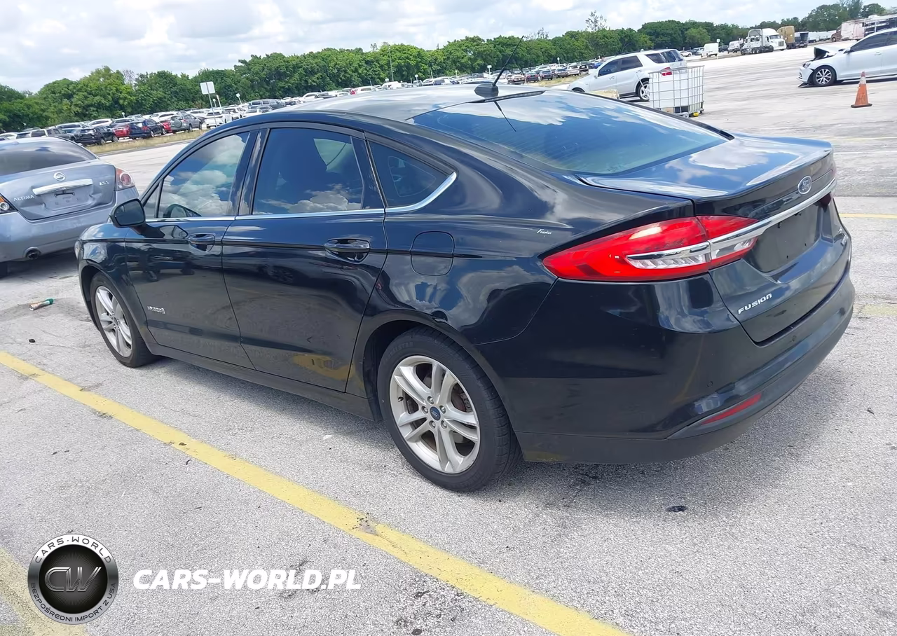 2018 Ford Fusion Se Hybrid VIN:3FA6P0LU2JR210529 - 3