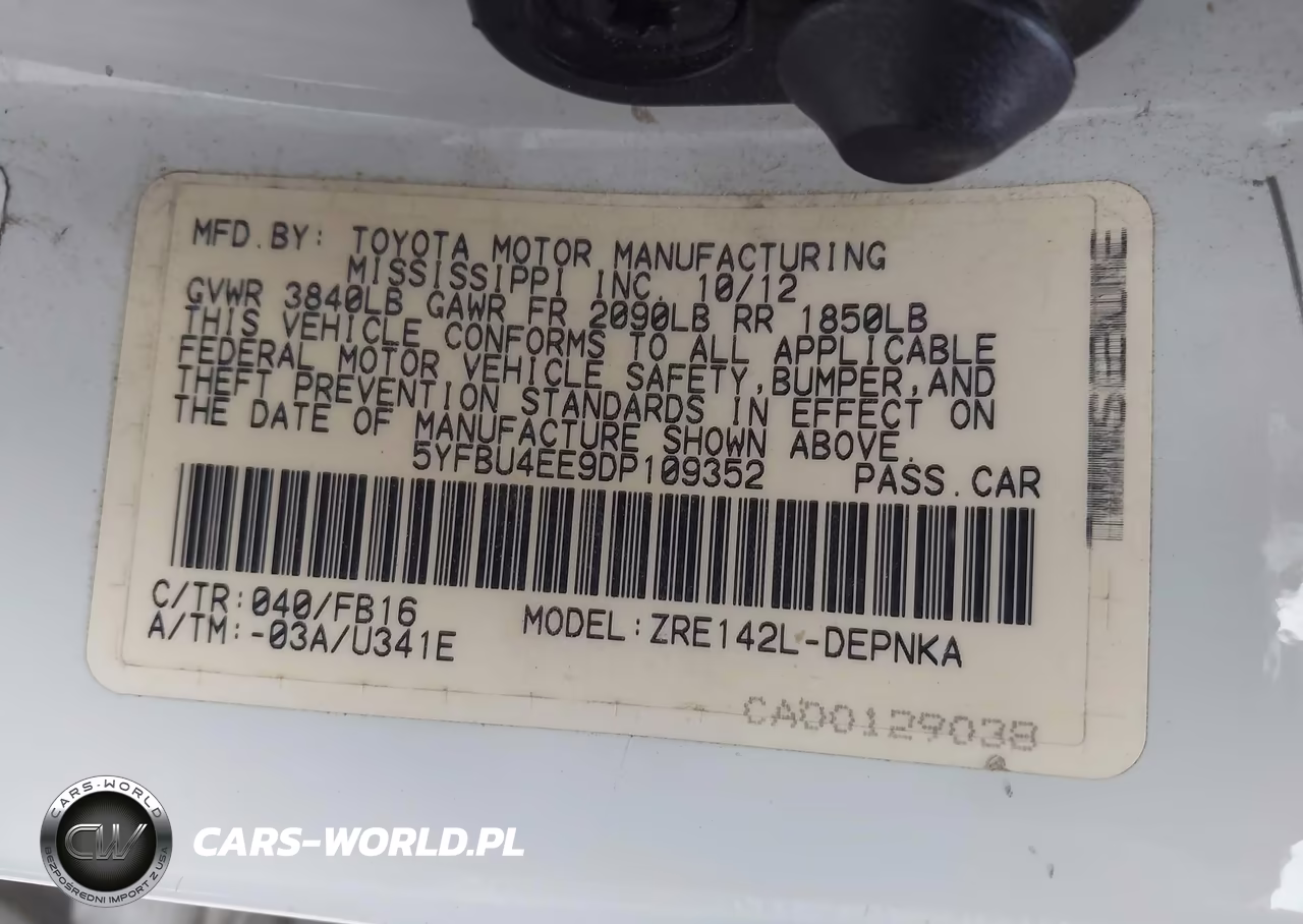 2013 Toyota Corolla Le VIN:5YFBU4EE9DP109352 - 9