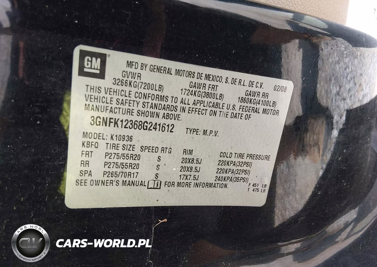 2008 Chevrolet Avalanche 1500 Ltz VIN:3GNFK12368G241612 - 9