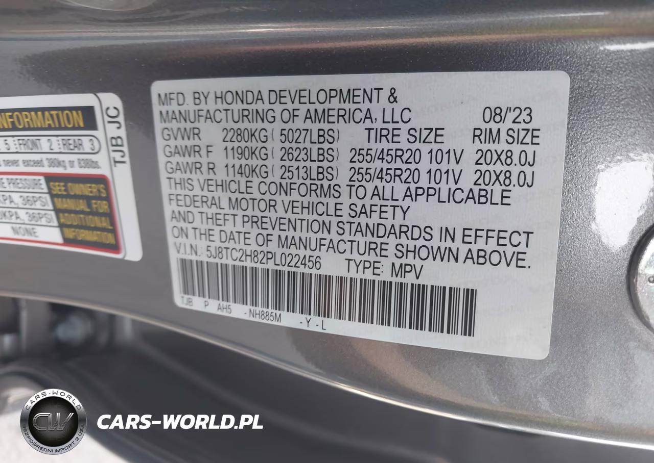 2023 Acura Rdx A-Spec Advance Package VIN:5J8TC2H82PL022456 - 9