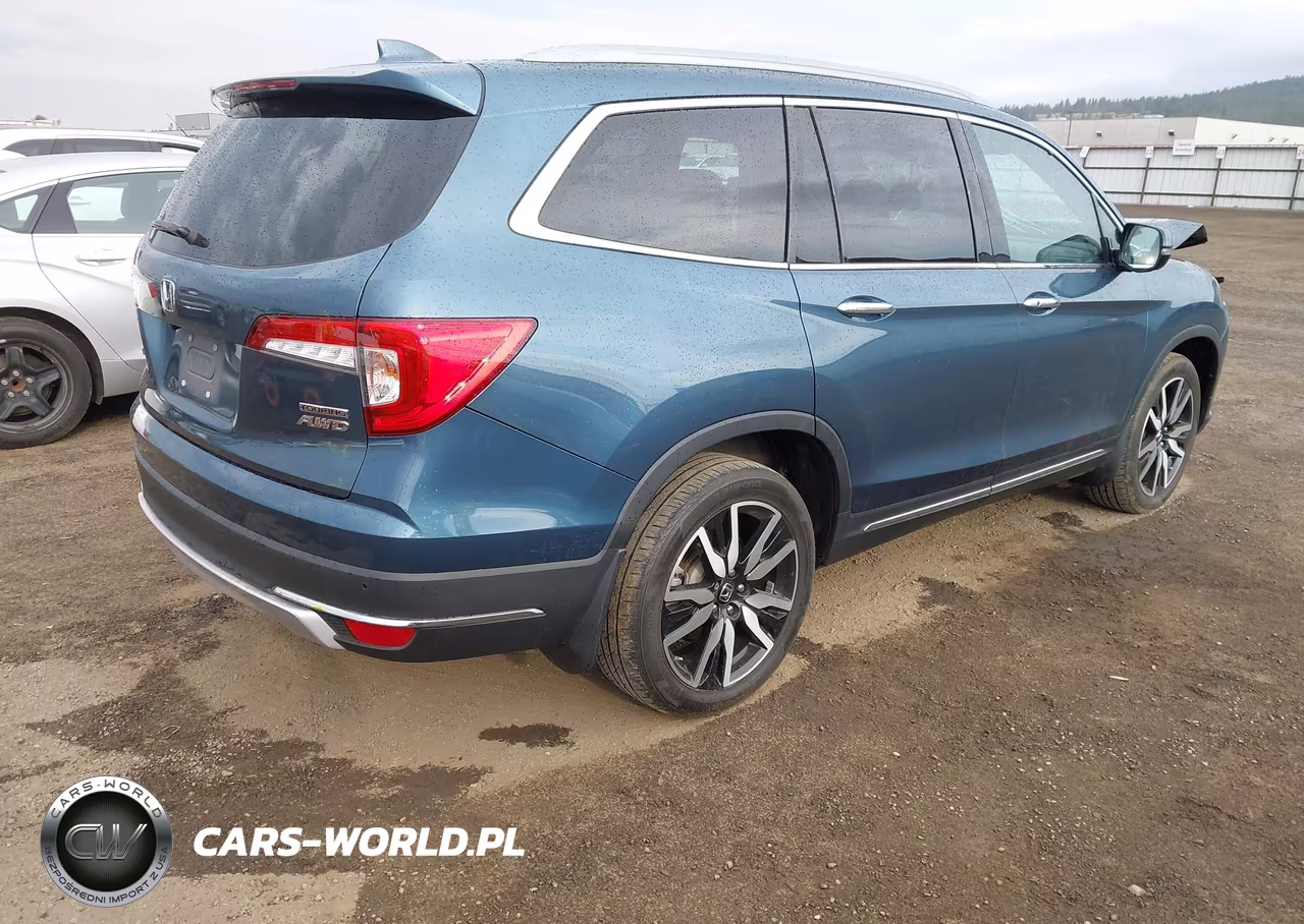 2021 Honda Pilot Awd Touring 8 Passenger VIN:5FNYF6H93MB042516 - 4
