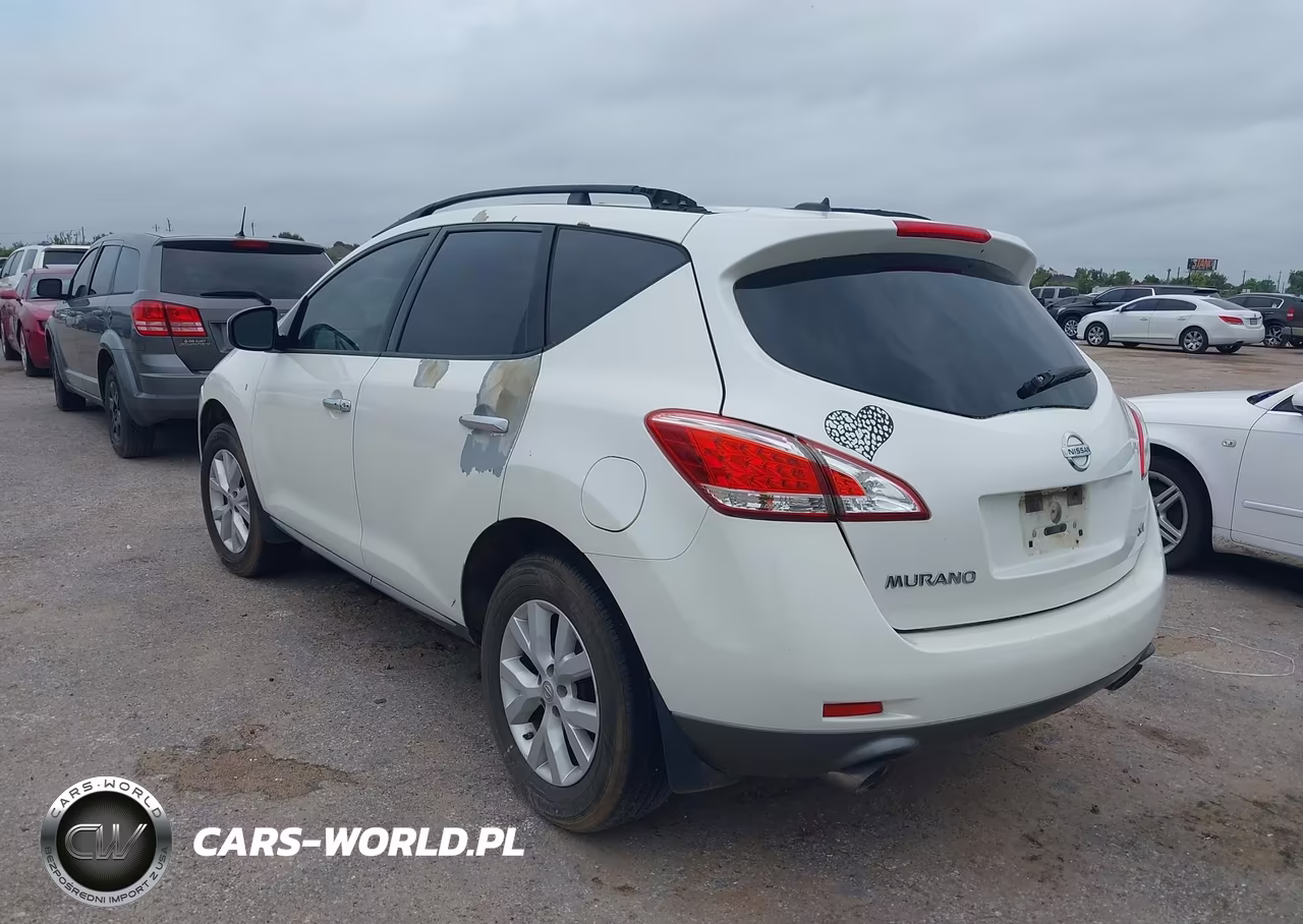 2012 Nissan Murano Sv VIN:JN8AZ1MU8CW106313 - 3