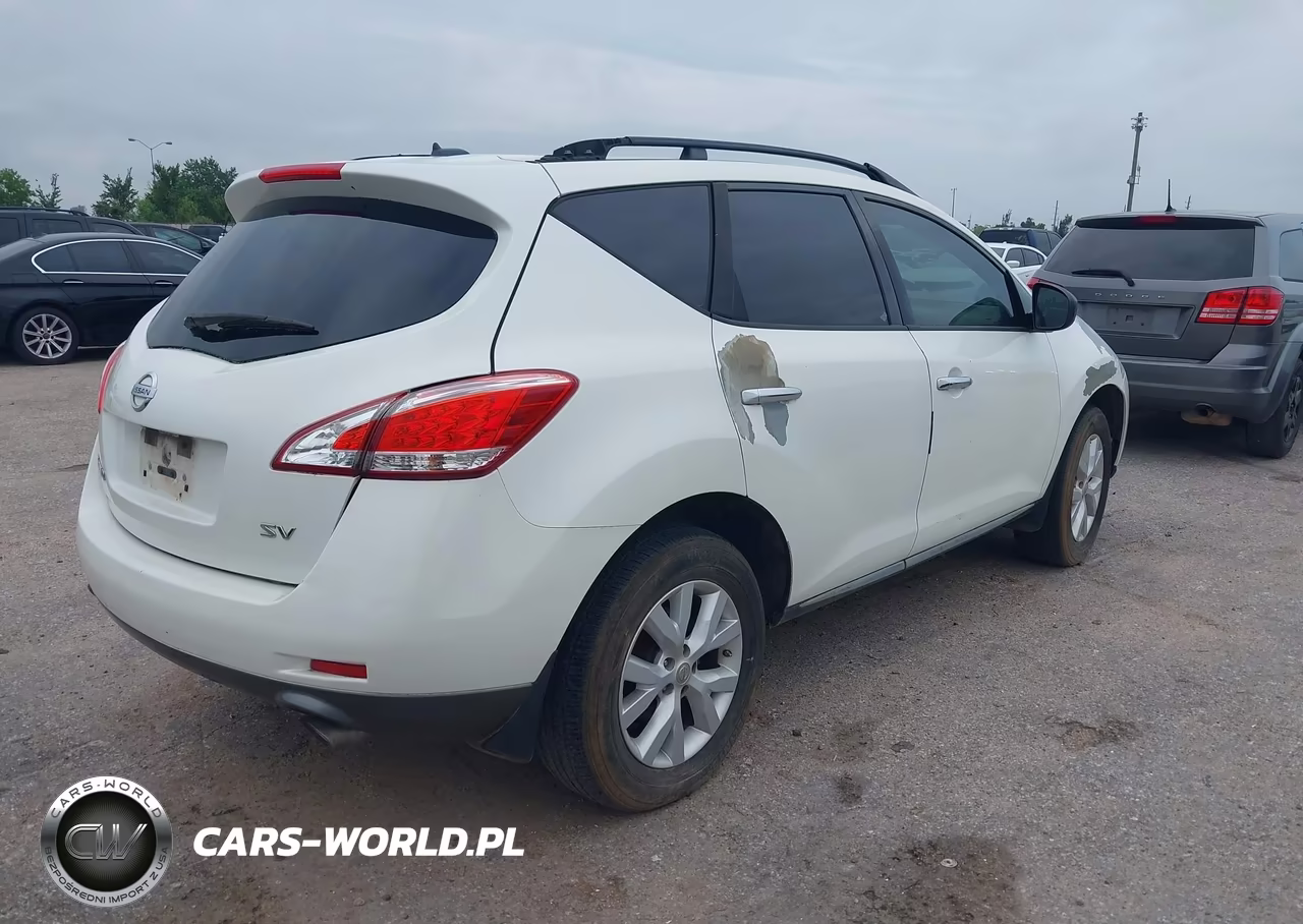 2012 Nissan Murano Sv VIN:JN8AZ1MU8CW106313 - 4
