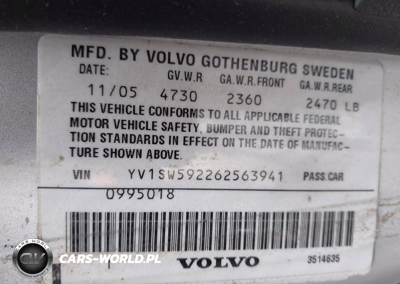 2006 Volvo V70 2.5T VIN:YV1SW592262563941 - 9