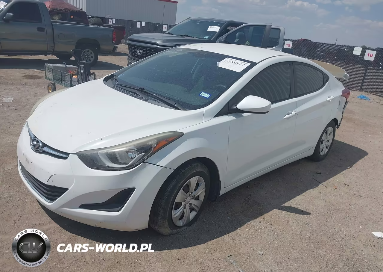 2016 Hyundai Elantra Se VIN:5NPDH4AE4GH756438 - 2