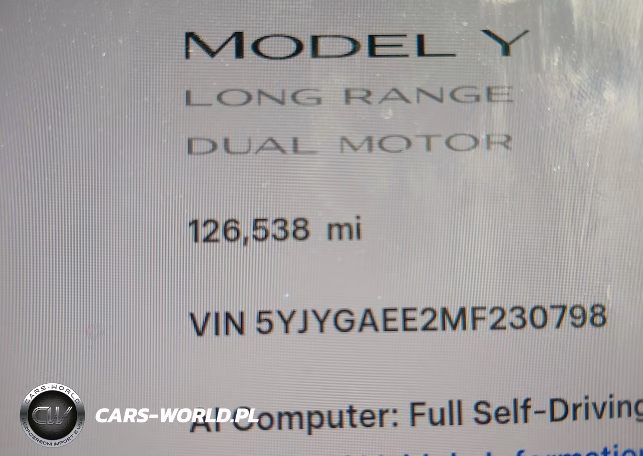 2021 Tesla Model Y Long Range Dual Motor All-Wheel Drive VIN:5YJYGAEE2MF230798 - 14