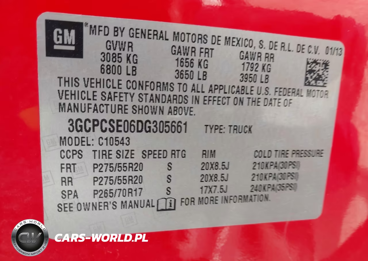 2013 Chevrolet Silverado 1500 Lt VIN:3GCPCSE06DG305661 - 9