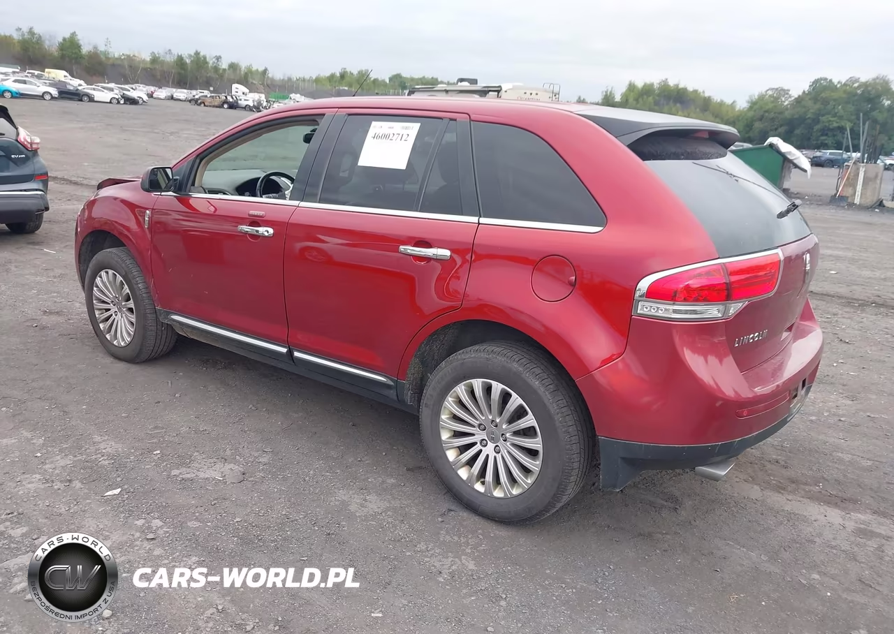 2013 Lincoln Mkx VIN:2LMDJ8JK3DBL36100 - 3