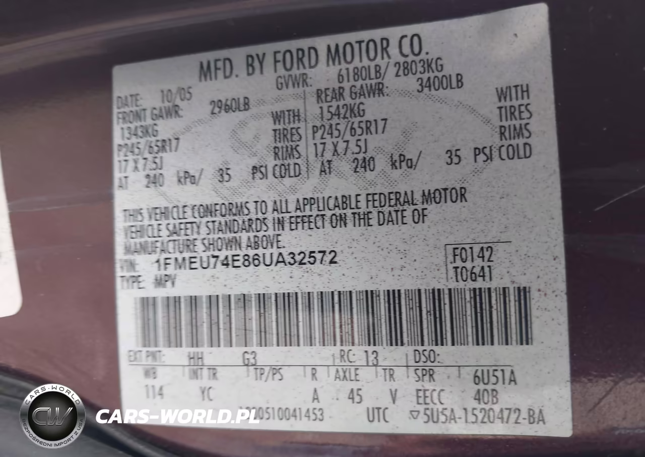 2006 Ford Explorer Eddie Bauer VIN:1FMEU74E86UA32572 - 9