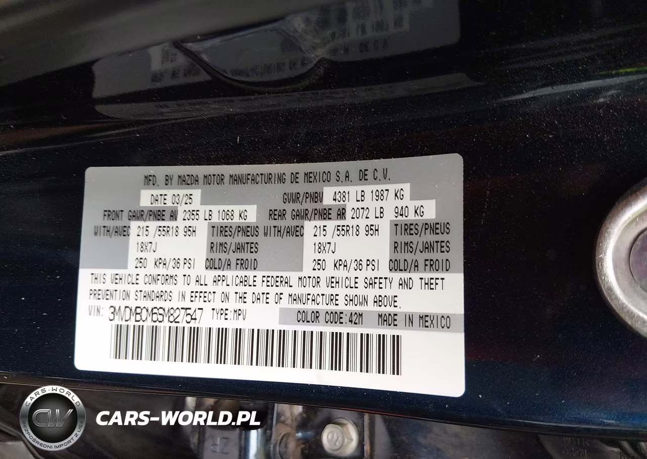 2025 Mazda Cx-30 2.5 S Preferred Package VIN:3MVDMBCM6SM827547 - 9