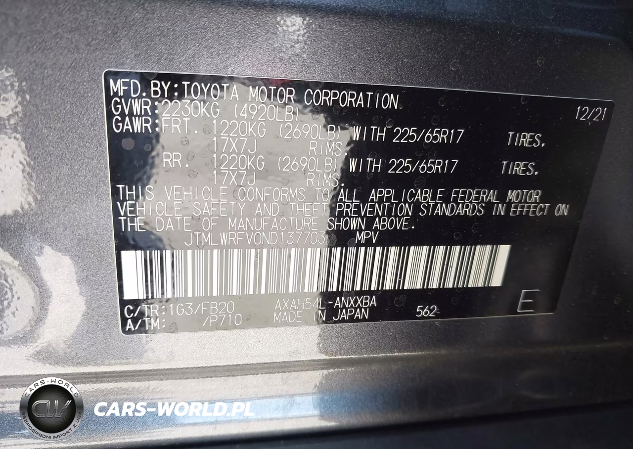 2022 Toyota Rav4 Hybrid Le VIN:JTMLWRFV0ND137703 - 9