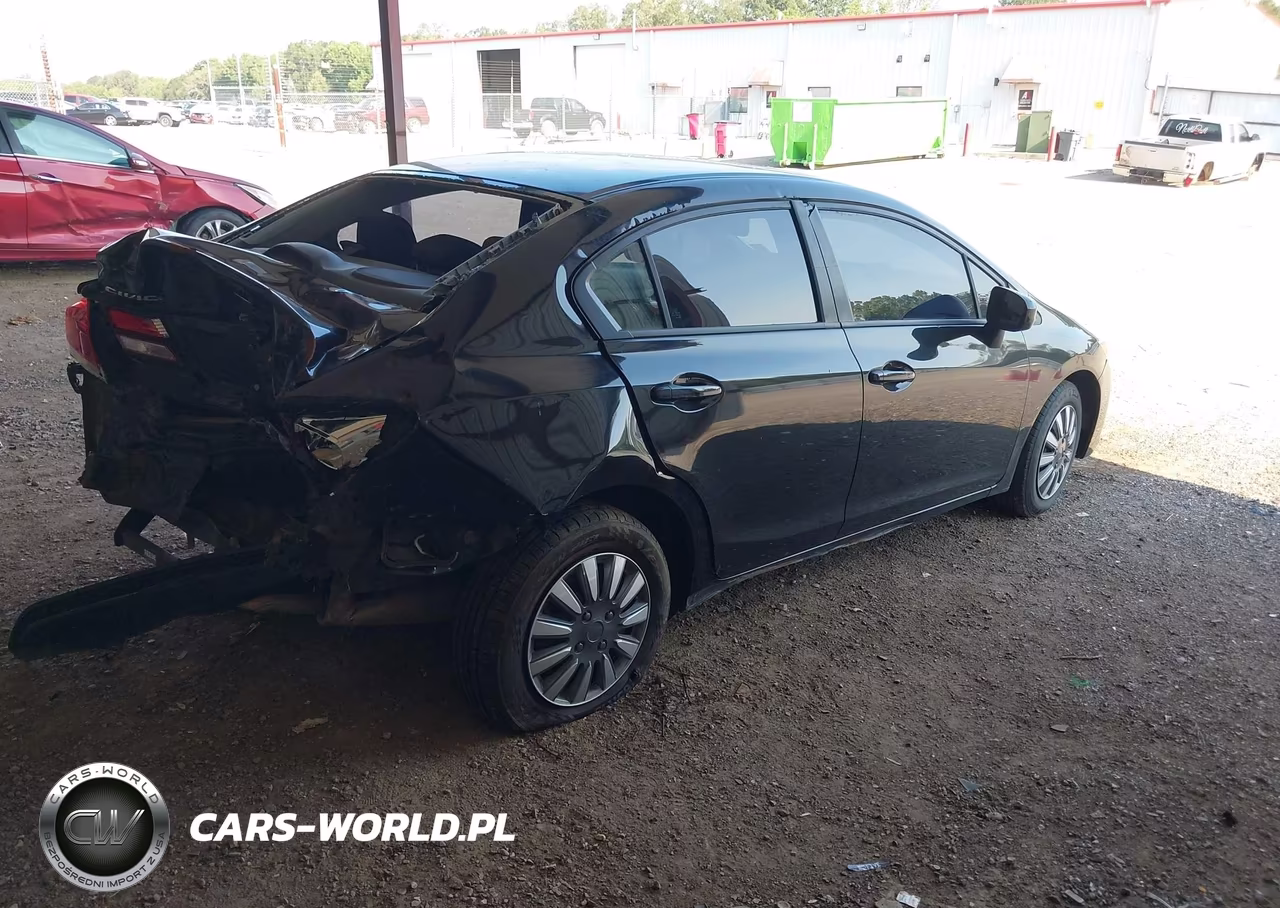 2014 Honda Civic Lx VIN:2HGFB2F51EH502359 - 4