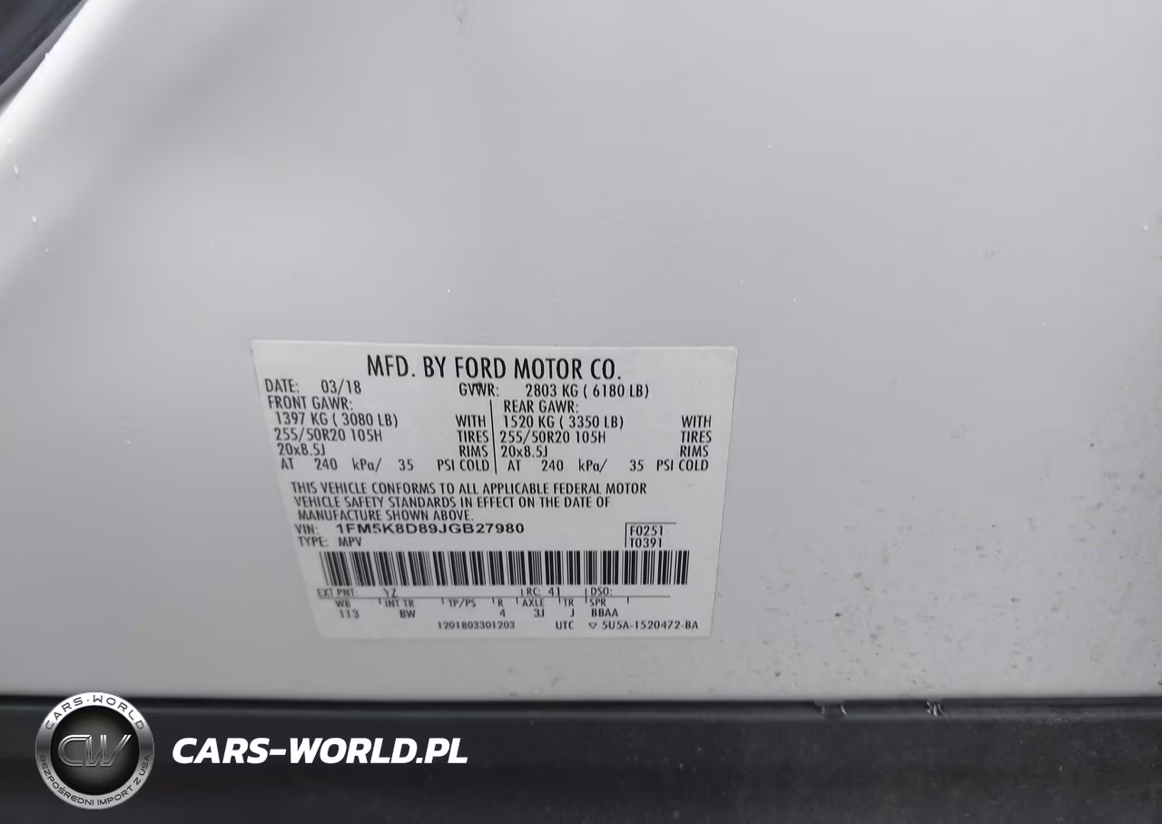 2018 Ford Explorer Xlt VIN:1FM5K8D89JGB27980 - 9