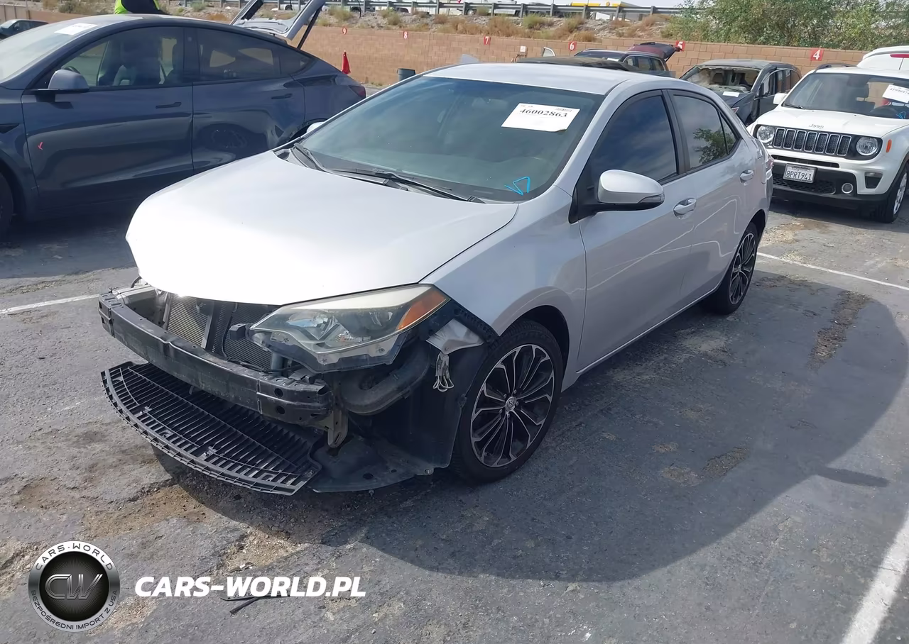 2015 Toyota Corolla S Plus VIN:5YFBURHE0FP204412 - 2