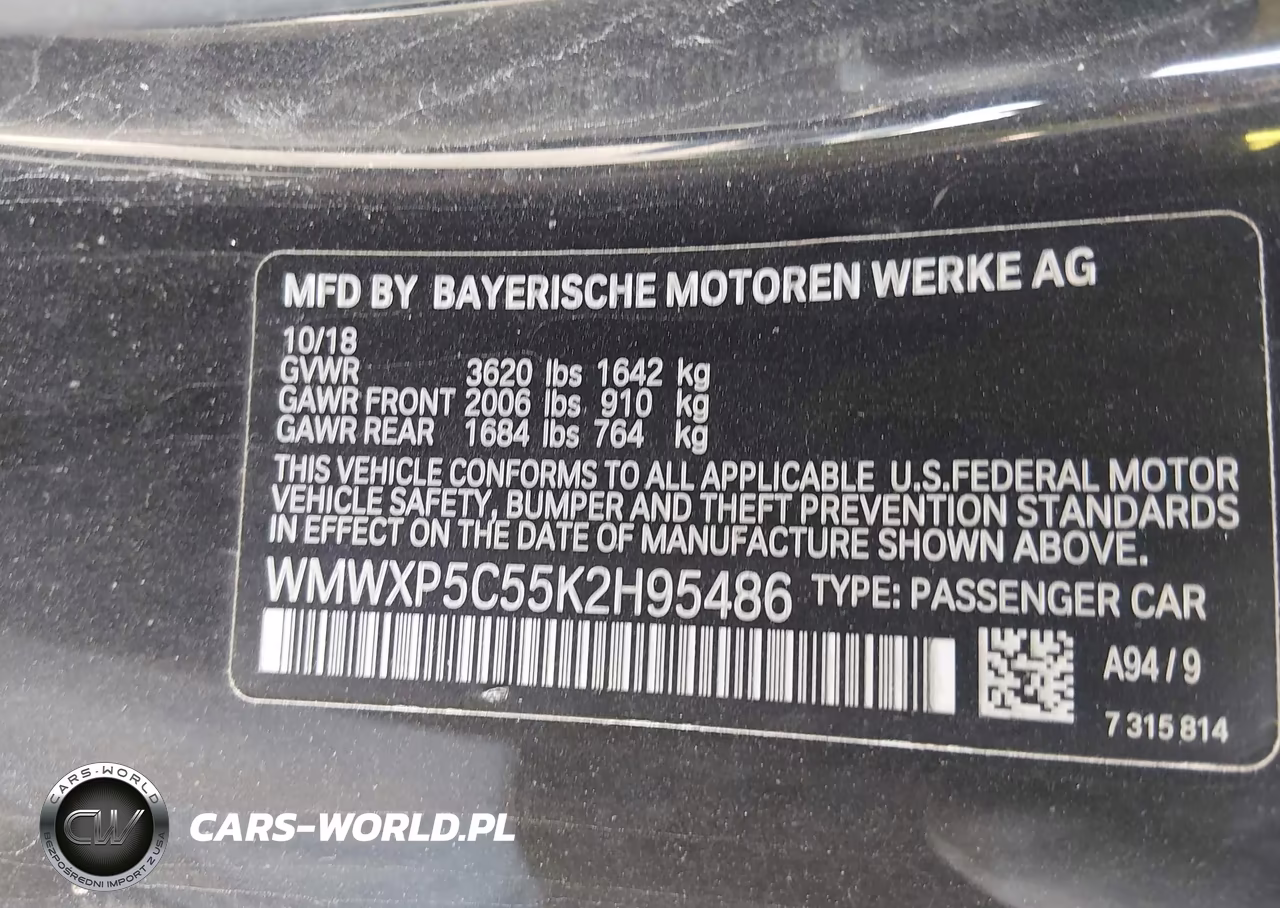 2019 Mini Hardtop Cooper VIN:WMWXP5C55K2H95486 - 7