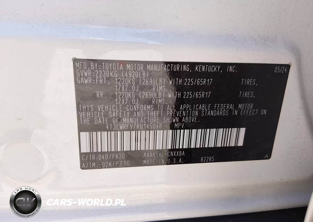 2024 Toyota Rav4 Hybrid Le VIN:4T3LWRFV7RU145046 - 9