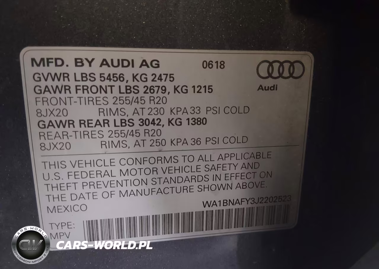 2018 Audi Q5 2.0T Premium-2.0T Tech Premium VIN:WA1BNAFY3J2202523 - 9