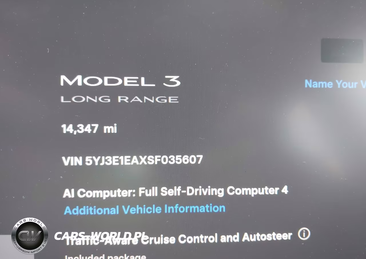 2025 Tesla Model 3 Long Range Rear-Wheel Drive-Standard Rear-Wheel Drive VIN:5YJ3E1EAXSF035607 - 15