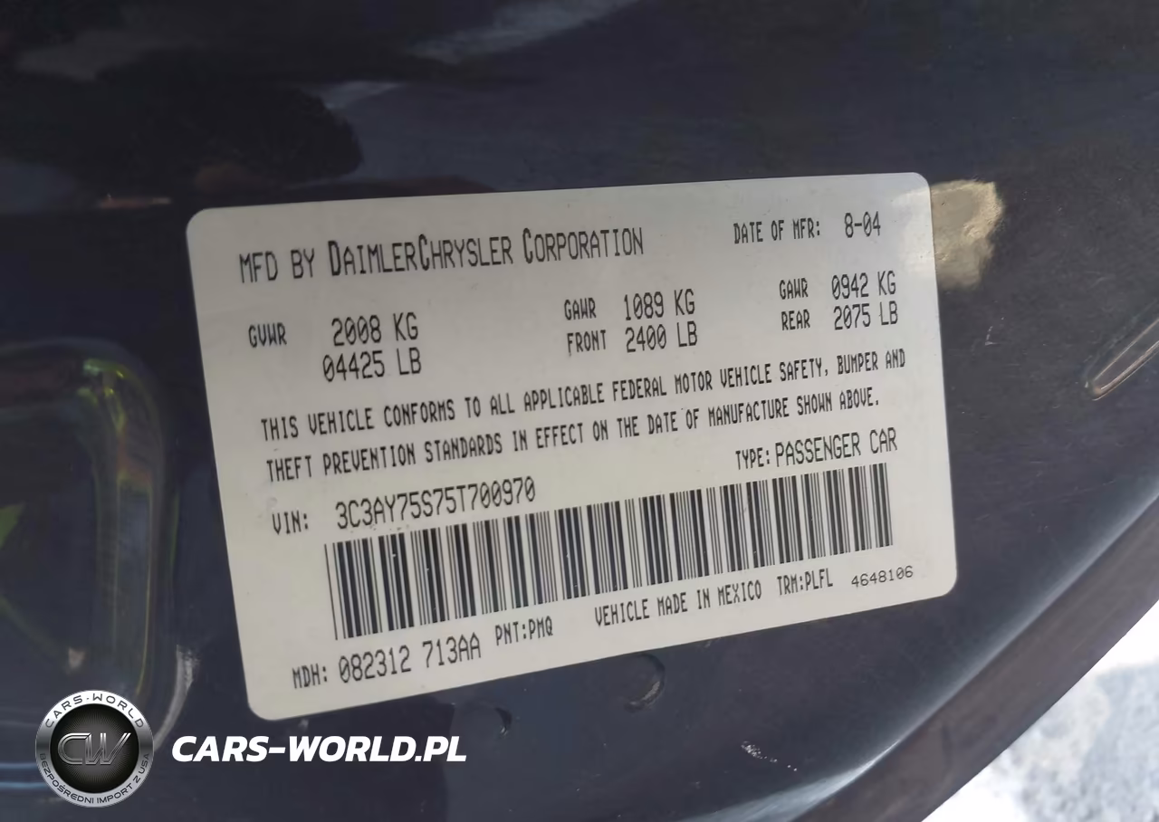 2005 Chrysler Pt Cruiser Gt VIN:3C3AY75S75T700970 - 9