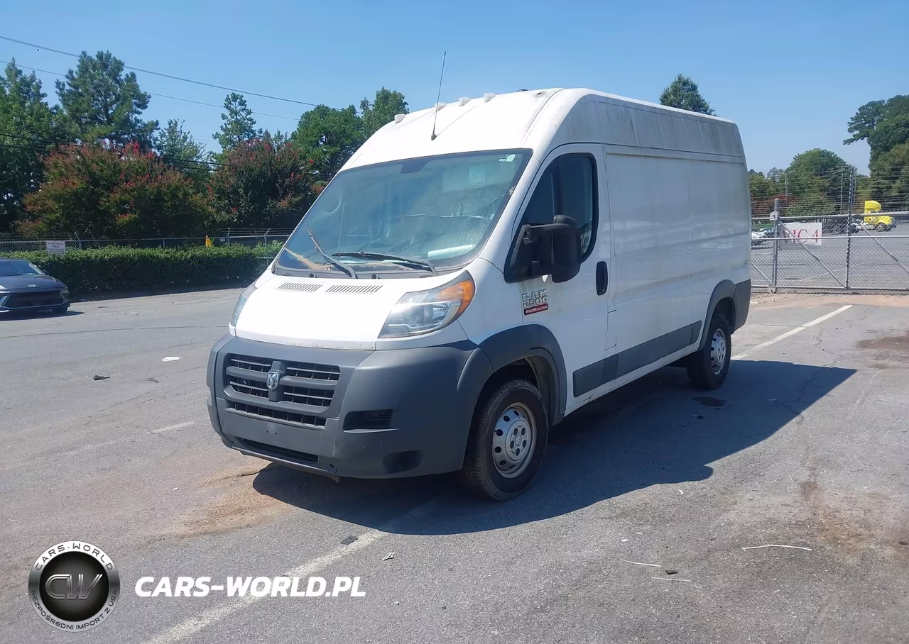 2018 Ram Promaster 2500 High Roof 136 Wb VIN:3C6TRVCG8JE125742 - 2