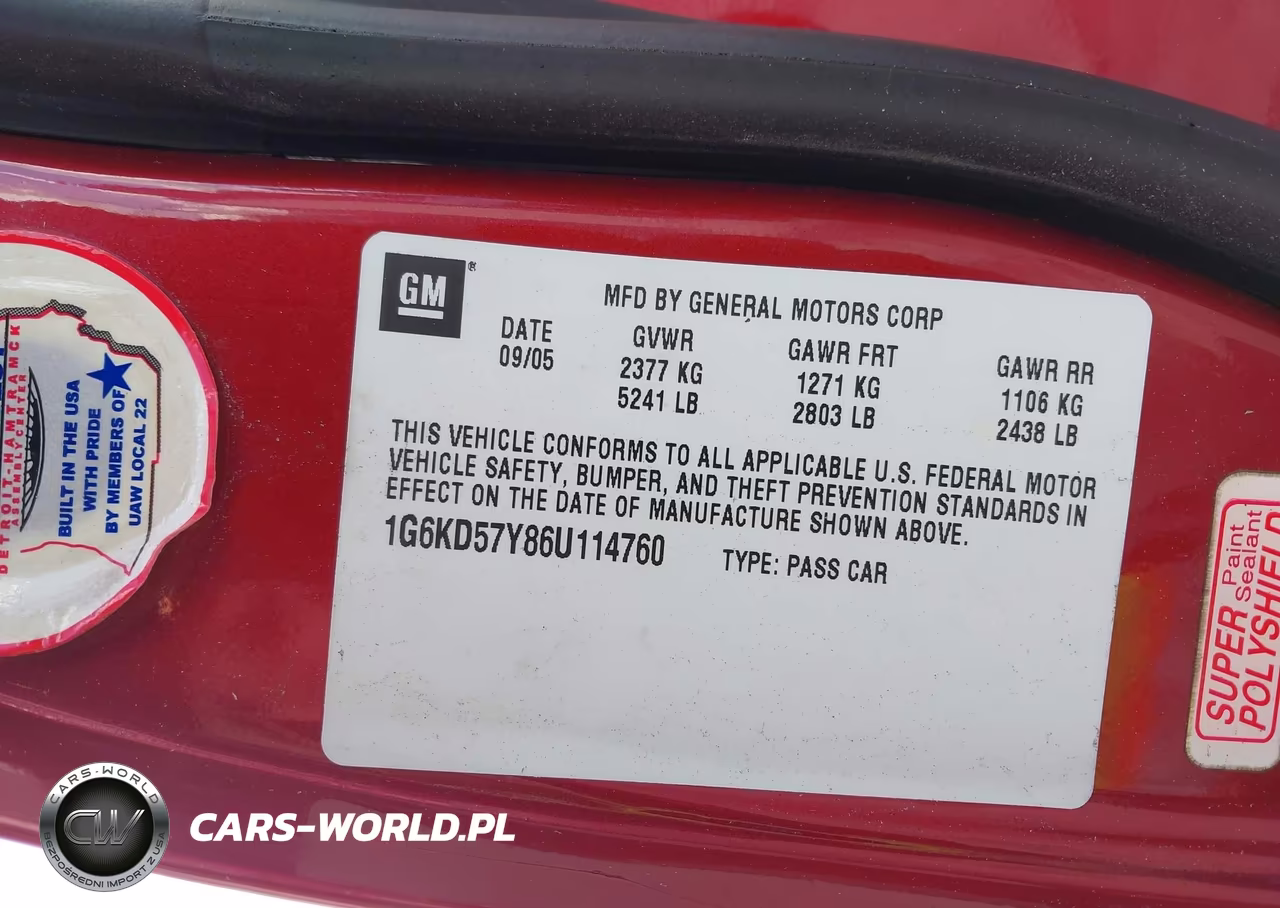 2006 Cadillac Dts Standard VIN:1G6KD57Y86U114760 - 9