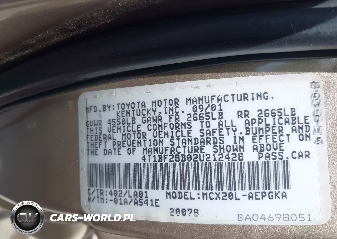 2002 Toyota Avalon Xls VIN:4T1BF28B02U212428 - 9