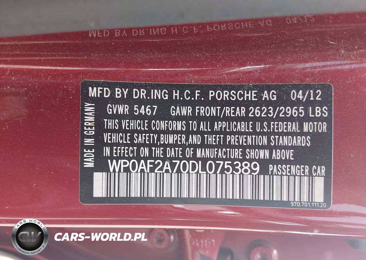 2013 Porsche Panamera Gts VIN:WP0AF2A70DL075389 - 9