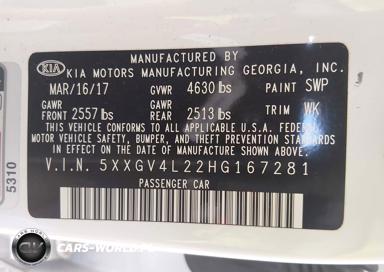 2017 Kia Optima Sxl Turbo VIN:5XXGV4L22HG167281 - 9
