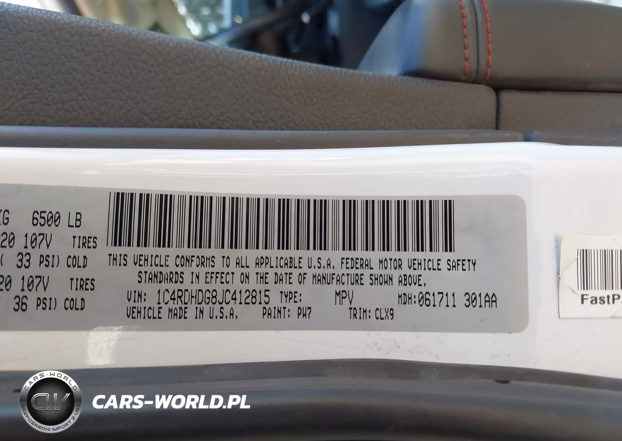 2018 Dodge Durango Gt Rwd VIN:1C4RDHDG8JC412815 - 9