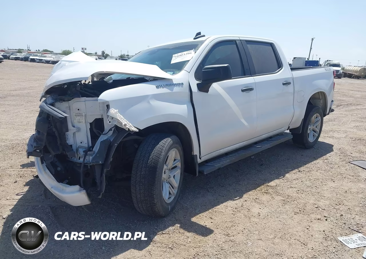 2022 Chevrolet Silverado 1500 2Wd Short Bed Custom VIN:3GCPABEK5NG652116 - 2