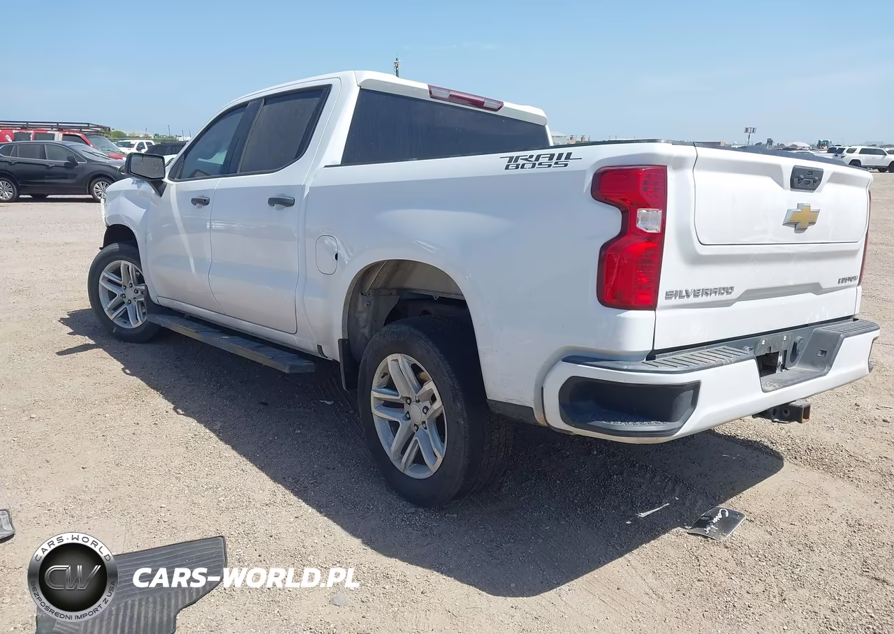 2022 Chevrolet Silverado 1500 2Wd Short Bed Custom VIN:3GCPABEK5NG652116 - 3